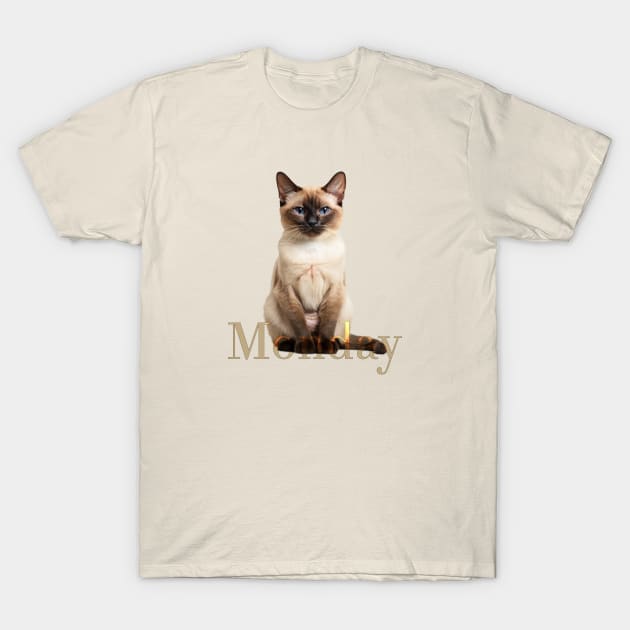 Monday cat (the week is starting...) T-Shirt by Cavaleyn Designs